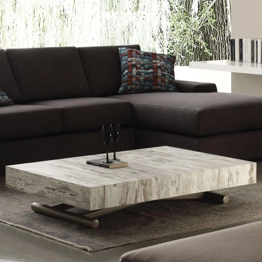 Intervallo Extendable Sled Coffee Table