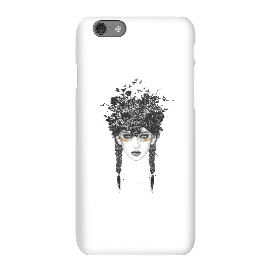 Balazs Solti Native Girl Phone Case for iPhone and Android - iPhone 6S - Snap Case - Matte