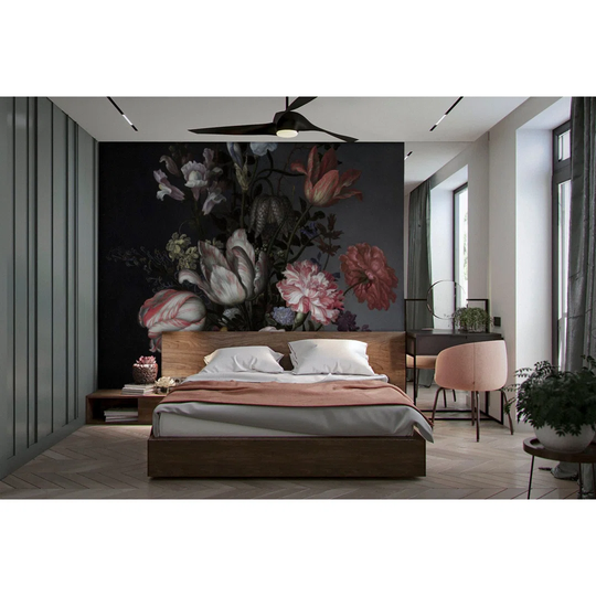 Walllpaper Roll 290X290cm Mural Decoration Kitchen Livingroom Bedroom Wallpaper Material With Print - Vintage Floral Rose