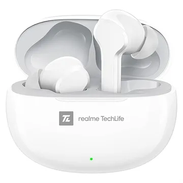 Realme TechLife Buds T100 True Wireless Earphones - White