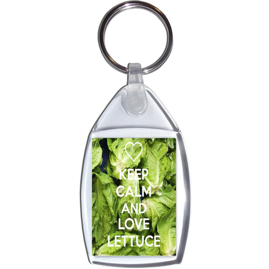 Keep Calm and Love Lettuce - Keyring