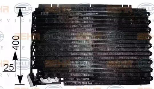 Condenser Air Conditioning 8FC351036-771 by Hella