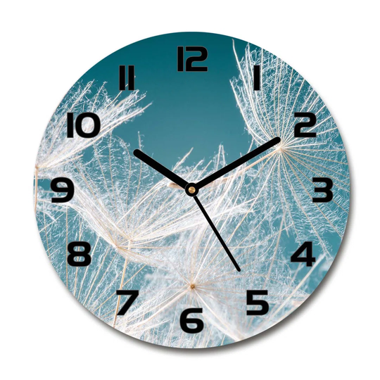 Decoration Picture Art Modern Kitchen Living Room Dandelion Seeds 30cm Silent Wall Clock