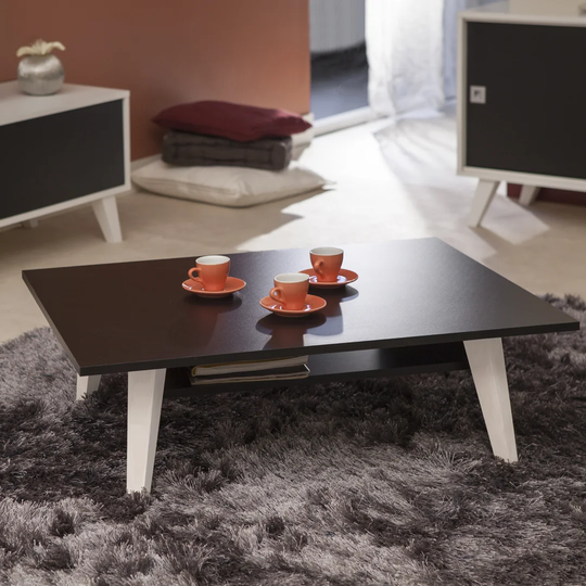 Coffee Table with Magazine Rack