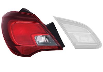 Combination Tail Light 3804935 Van Wezel 3804935