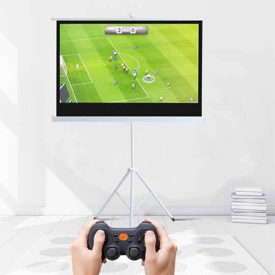 Borkowski White Portable Projection Screen