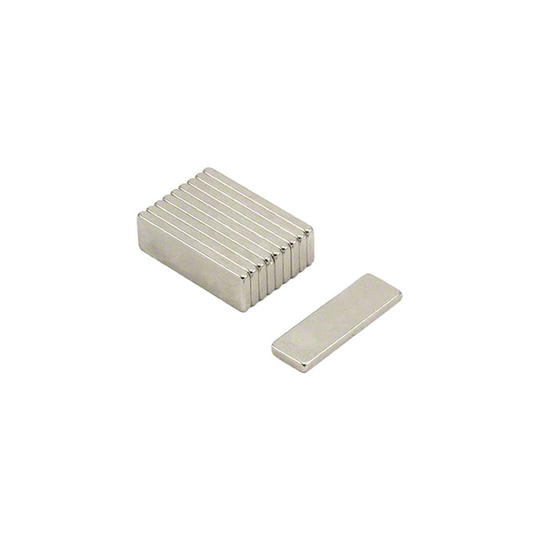Magnet Expert® 25 x 8 x 2mm thick Ultra High Performance N52 Neodymium Magnet - 3kg Pull ( Pack of 10 )