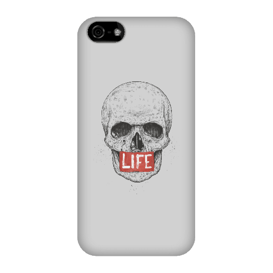 Balazs Solti Life Skull Phone Case for iPhone and Android - iPhone 5C - Snap Case - Matte