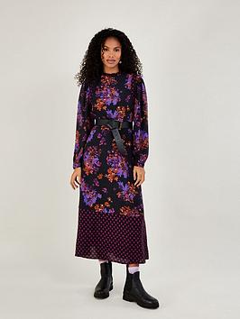 Monsoon Kiera Sustainable Floral Print Dress