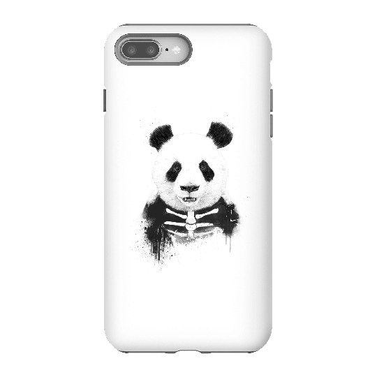 Balazs Solti Skull Panda Phone Case for iPhone and Android - iPhone 8 Plus - Tough Case - Matte