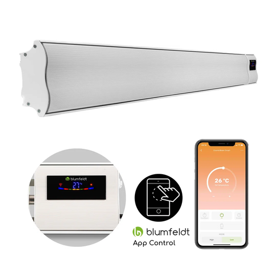 Cosmicbeam Smart Radiant Electric Patio Heater