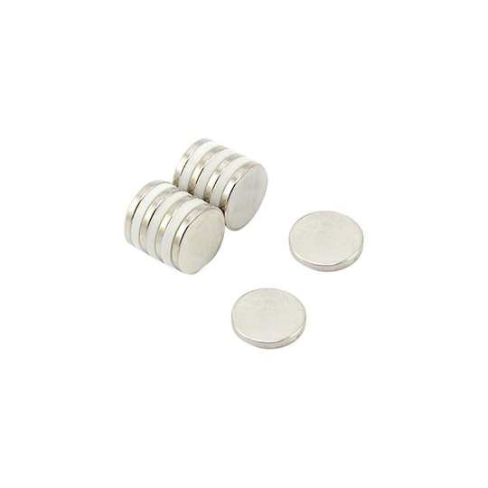 Magnet Expert® 15mm dia x 2mm thick N35 Neodymium Magnet - 1.8kg Pull ( Pack of 10 )