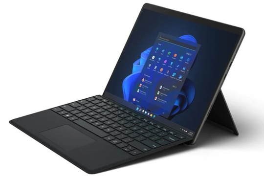 Microsoft Surface Pro 8, Intel Core i7-1185G7, 16GB RAM, 256GB SSD, 13" Touchscreen (2880x1920), Intel Iris Xe, Windows 11 Pro, Platinum - Incudes Typecover Keyboard (Commercial)