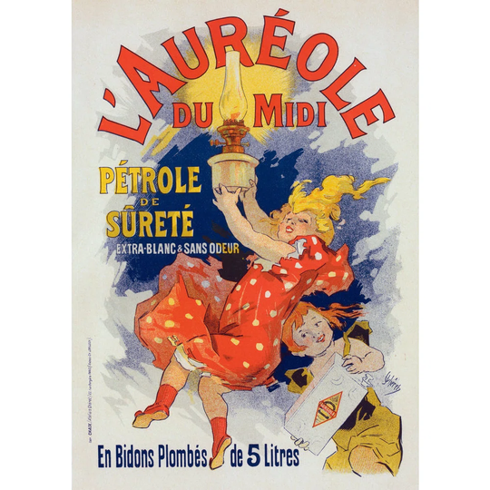Poster for lAuréole du Midi by Jules Chéret - Advertisement Print