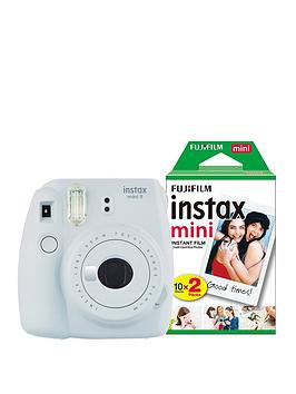 Fujifilm Instax Mini 9 Instant Camera (20 Shots) - Smoky White
