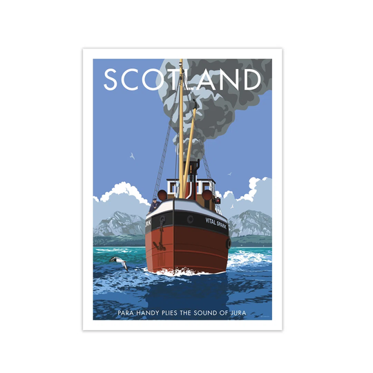 Scotland Para Handy - Picture Frame Graphic Art on Paper