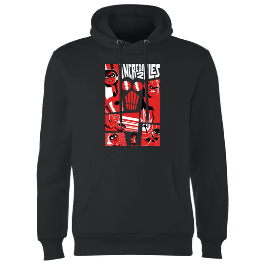 The Incredibles 2 Poster Hoodie - Black - XL
