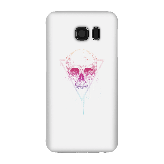 Balazs Solti Colourful Skull Phone Case for iPhone and Android - Samsung S6 - Snap Case - Gloss