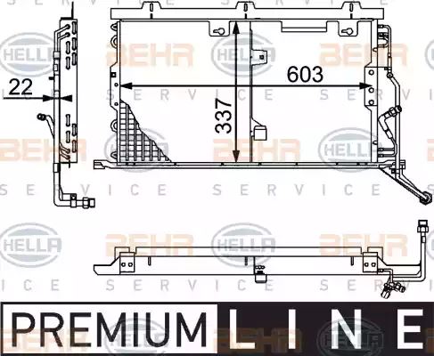 Condenser Air Conditioning 8FC351037-311 by BEHR