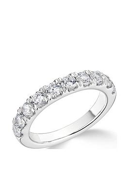 Love Diamond 9K White Gold 1.5Ct Diamond Eternity Ring