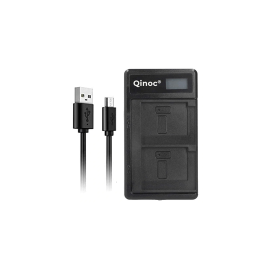 USB Dual Battery Charger For Canon EOS 2000D DSLR Camera