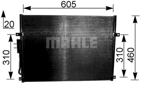 Condenser Air Conditioning 8FC351037-481 by BEHR