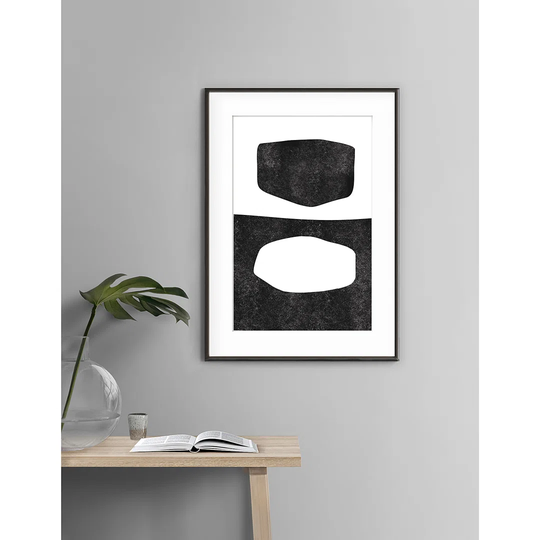 Opposition - Picture Frame Graphic Art Print on Paper