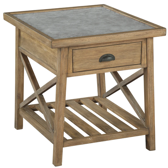 Fresno Side Table with Storage