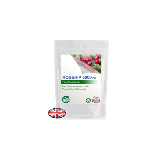 Rosehip Extract 5000mg (100 Tablets) Osteoarthritis, Cholesterol (V)