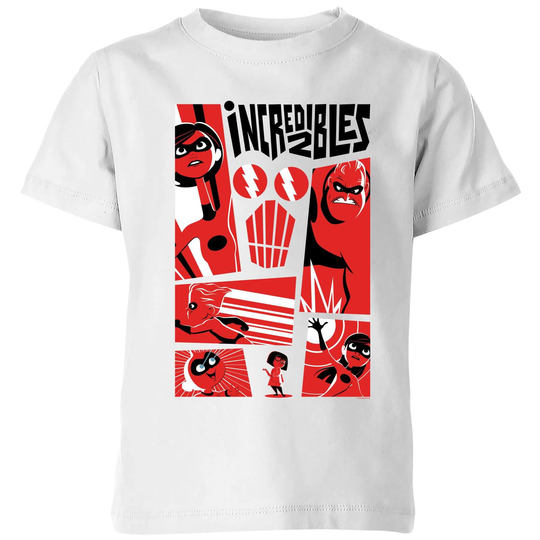 The Incredibles 2 Poster Kids' T-Shirt - White - 3-4 Years - White
