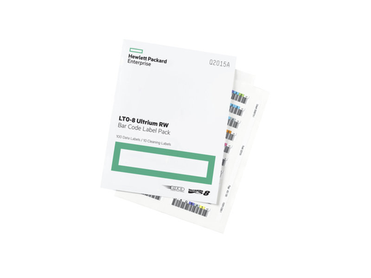 HPE LTO-8 Ultrium RW Bar Code Label Pack - Bar Code Labels