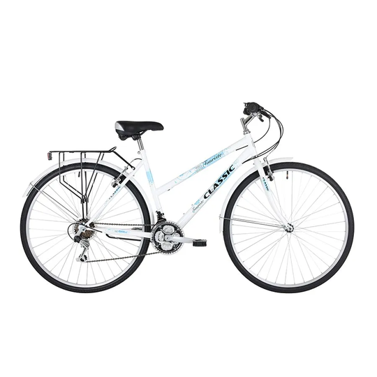 Classic Touriste 19" Women's Hybrid and Commuting Bike - White