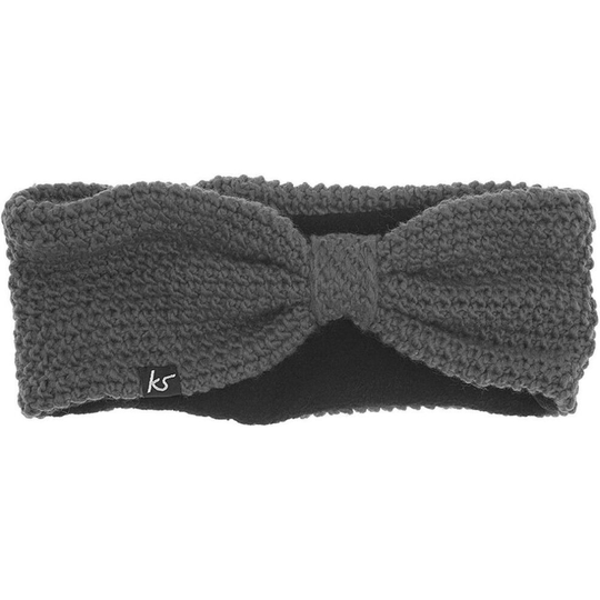 Kitsound Knitted Bow Audio Headband with Built-In Headphnes Speaker