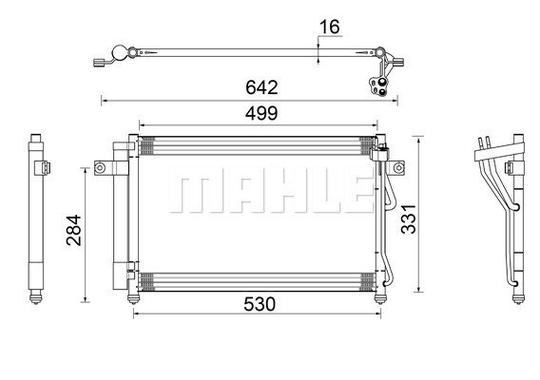 Condenser Air Conditioning 8FC351318-071 by BEHR