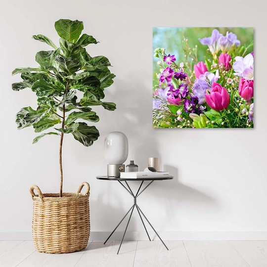 Canvas Print Bouquet Colourful