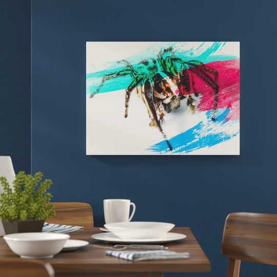 'Jumping Spider' Graphic Art Print Poster