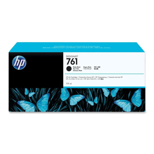 HP 761 Matte Black Original Ink Cartridge - High Yield 775ml - CM997A