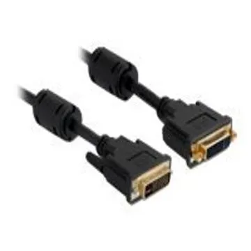 DeLOCK DVI forlÃ¦ngerkabel - 5m - Sort