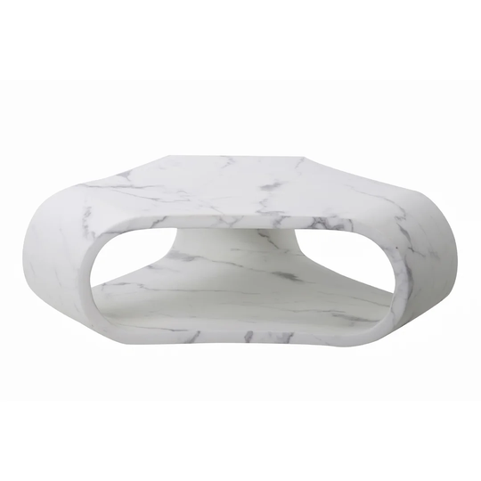 Olney Floor Shelf Coffee Table with Storage