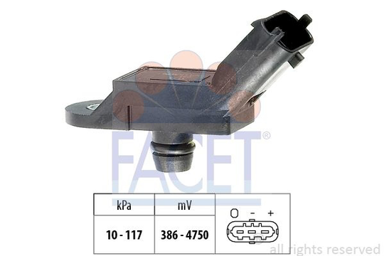 Air Pressure Sensor, height adaptation Made in Italy - OE Equivalent 103133
