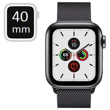 Apple Watch Series 5 LTE MWX92FD/A - Stainless Steel, Milanese Loop, 40mm - Space Black