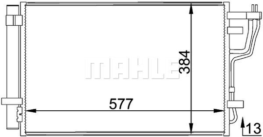 Condenser Air Conditioning 8FC351318-441 by BEHR