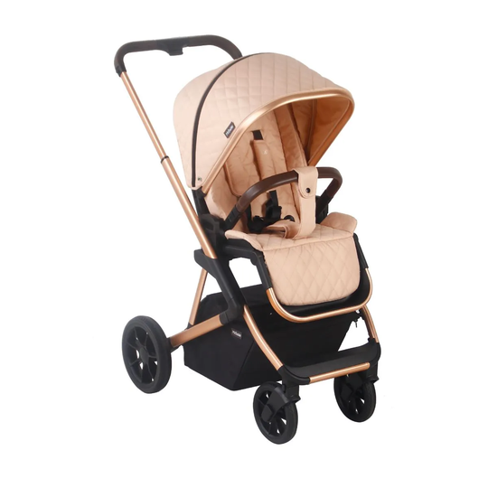 My Babiie Mb500 Rose Gold Blush Quilted Travel System
