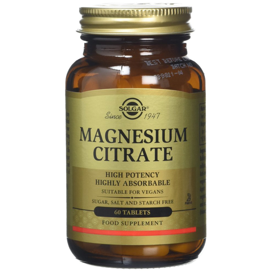 Solgar Magnesium Citrate Tablets - Pack of 60