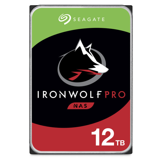 Seagate IronWolf Pro 12TB NAS Hard Drive 3.5" 7200RPM 256MB Cache