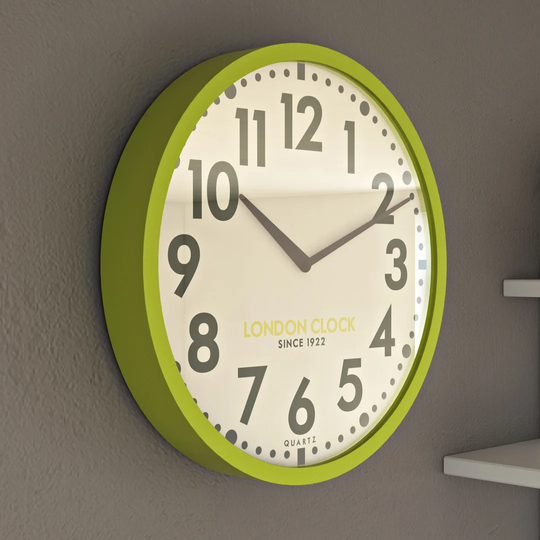 Retro 50cm Limelight Wall Clock