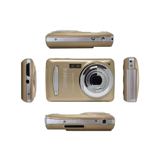 (Gold) Mini Camera Digital Photo Video Intelligence Gift