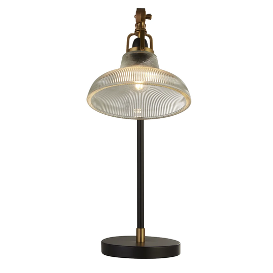 Kentwood 67Cm Black/Gold Desk Lamp