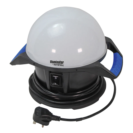 Faithfull Power Plus Illuminator 360° LED Task Light 50W - 4000Lm - 110V