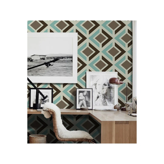 Lanasia Utensil Retro Geometric Regular Shapes Simple Wallpaper